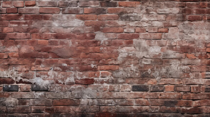 Obraz premium Old brick wall texture for architecture and interior design. Realistic high quality background element