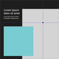 Tech social media template design eps