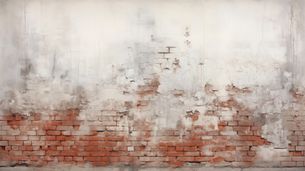 Obraz premium Old brick wall texture for architecture and interior design. Realistic high quality background element