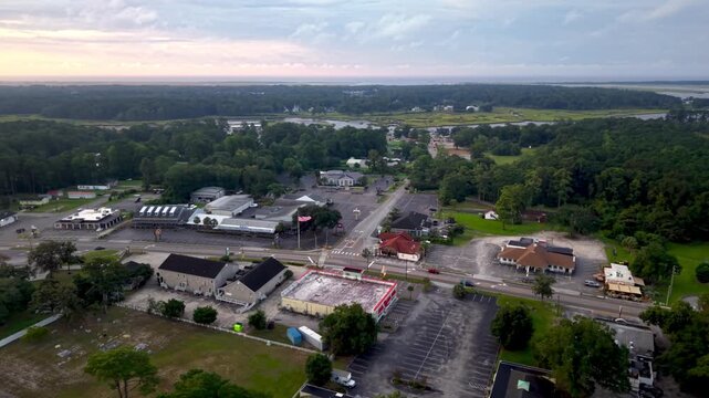 aerial orbit of calabash nc