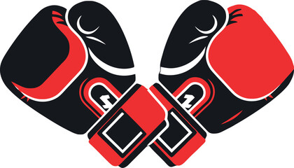 Dynamic Boxing Gloves Icon A Punchy Asset for Your Design Needs