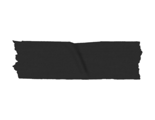 Black Tape isolated cutout