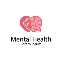 Minimalist Mental Health Logo Design – Abstract Wellness and Therapy Symbol