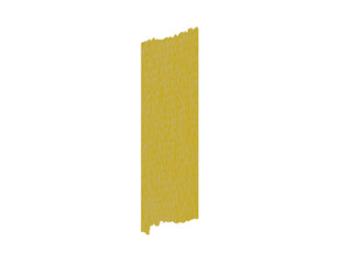 Yellow Crumped Tape cutout 