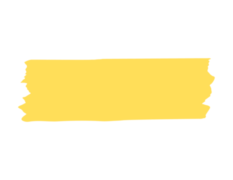 Yellow Crumped Tape cutout 