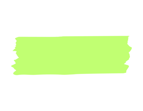 Green Crumped tape Cutout