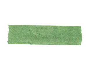 Green Crumped tape Cutout