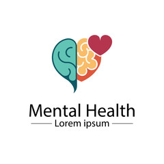 Minimalist Mental Health Logo Design – Abstract Wellness and Therapy Symbol