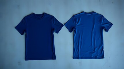 Minimalist navy t-shirt mockup	