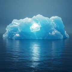 Fototapeta premium 氷晶の聖域