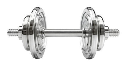 Obraz premium dumbbell isolated on white background