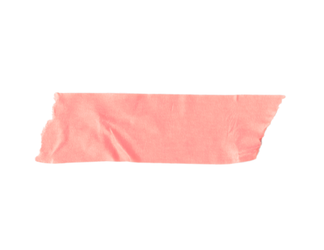 Pink tape cutout