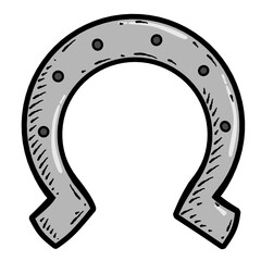 horseshoe vector illustration
