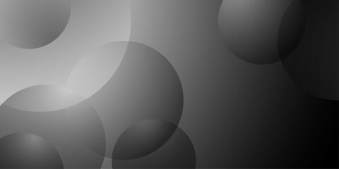 Black abstract background. Vector illustration for presentation design. Black abstract background with circle shape composition. Template illustration design, web background, wallpaper, desktop.