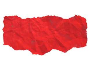 red Crumpled, Torn White Paper Texture