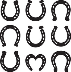 Horseshoe Silhouettes 