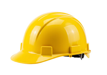 Yellow hard hat safety helmet construction work industrial protection equipment