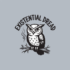 Cute Sketchy Owl