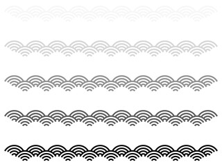 青海波ラインセット