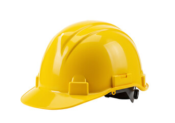 Yellow hard hat safety equipment construction work protection image