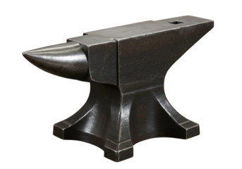 Anvil metalworking tool blacksmithing equipment forge workshop isolated 3 d render