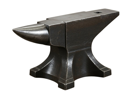 Anvil metalworking tool blacksmithing equipment forge workshop isolated 3 d render