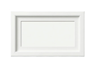 Fototapeta premium Blank white picture frame (2)