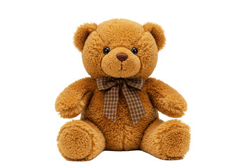 Brown teddy bear toy soft plush adorable cute