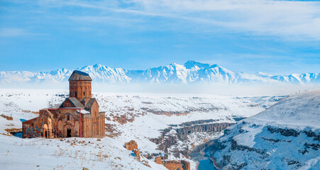 Ani Ruins, Ani is a ruined and uninhabited medieval Armenian city-site situated in the Turkish...