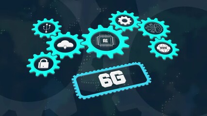 6g wireless network technology with ultra high speed internet futuristic digital connectivity and innovation concept - Powered by Adobe