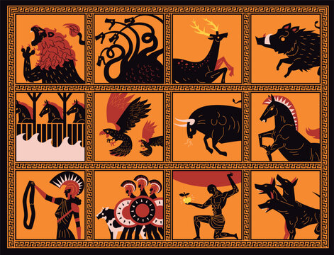 greek mythology hercules twelve labors 