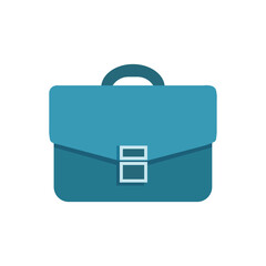 Business briefcase vector isolated emoticon. Vector illustration. 