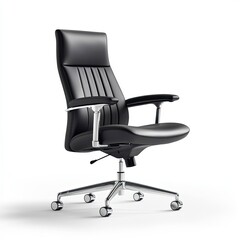 Office chair in modern workspace ergonomic design professional environment studio viewpoint comfort and style