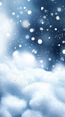 Fototapeta premium White frosted background with soft fog and delicate sparkling highlights. Minimal dreamy backdrop for winter, holiday, or elegant product design themes.