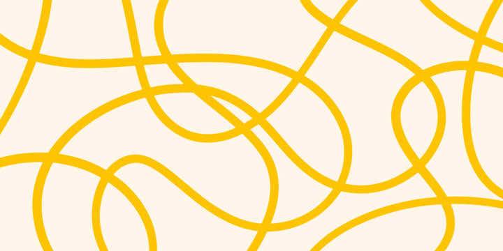 Abstract doodle lines. Wavy lines on white background. Abstract hand drawn background.