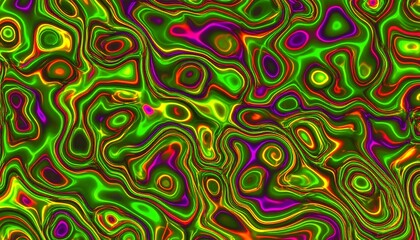Abstract swirling pattern of vibrant colors (2)