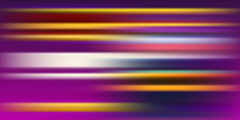 Abstract Purple and Gold Horizontal Motion Blur Background
