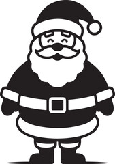Santa Claus Vector Silhouette