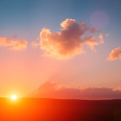 Fototapeta premium beatiful sunrice lyre on the skybeatiful sunrice lyre on the skybeatiful sunrice lyre on the sky