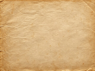 Vintage Distressed Brown Paper with Worn Edges and Creases