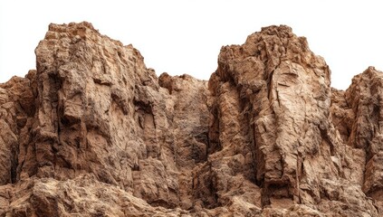 Rocky cliff face, light brown, textured
