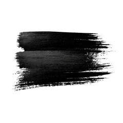 Dark, textured brushstroke with subtle sparkle