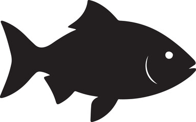 Obraz premium fish silhouette vector