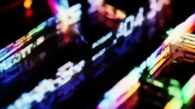 Abstract colorful digital design