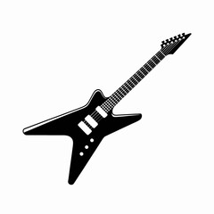 electric guitar vector illustration