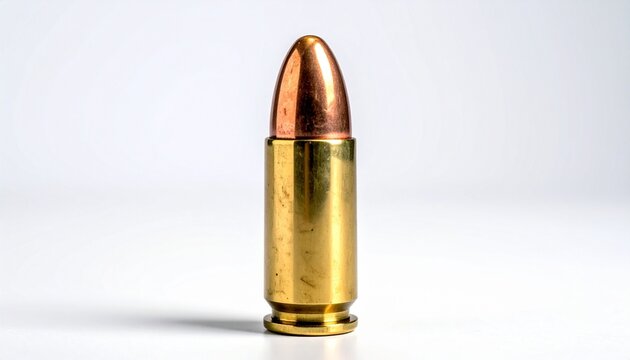 bullets on white background
