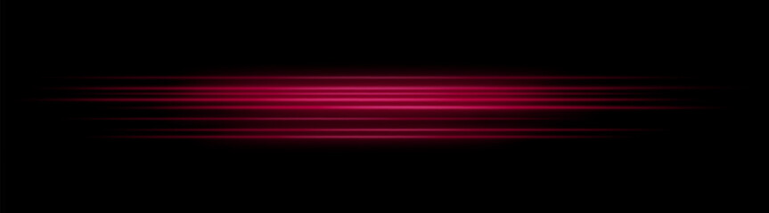 Streak. Dense horizontal lines arranged in wide composition. Glowing gradient effect creates dynamic movement and illumination across dark space.