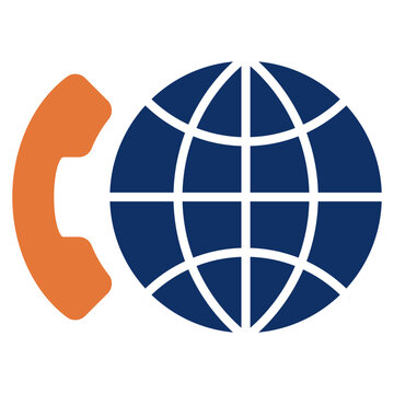Voip solid color icon