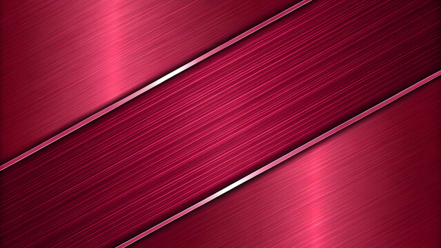Brushed metal gradient background with diagonal lines pink - Powered by Adobe