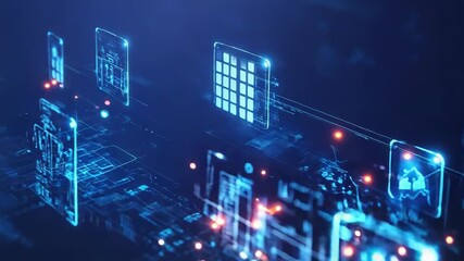 Futuristic interface displaying global business data and analytics - Powered by Adobe